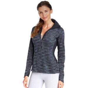 COLUMBIA Running Top Half Zip Track Jacket Moisture Wick Active Teal Medium